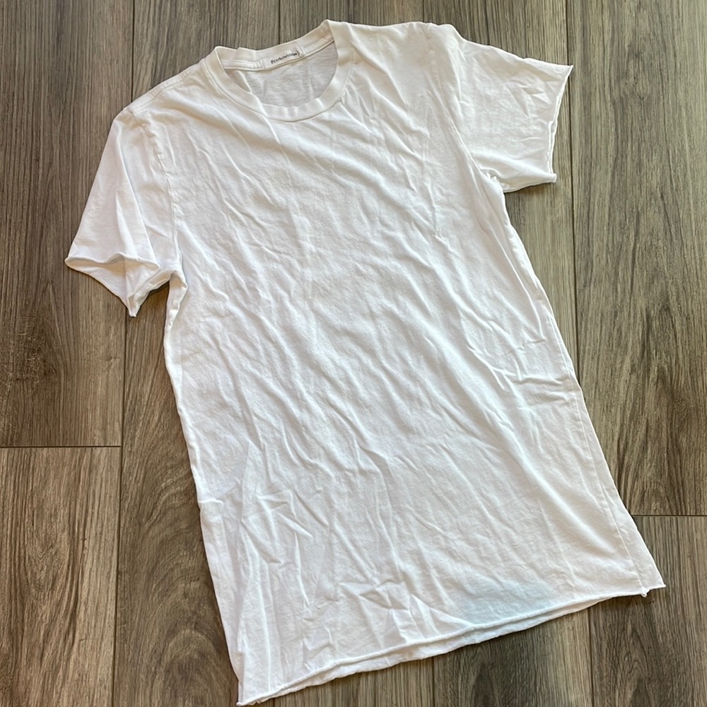 Perfect white tee t shirt dress